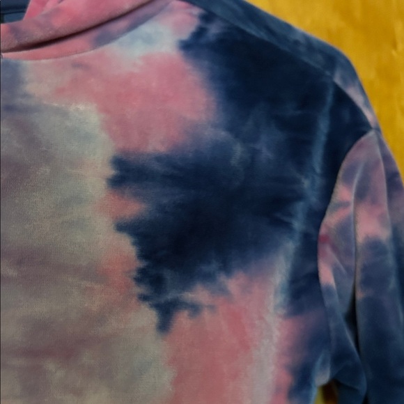 Tie-Dye Hoodie and Joggers Set Sweatsuit Tracksuit Ultra Soft Girls M - Picture 4 of 11